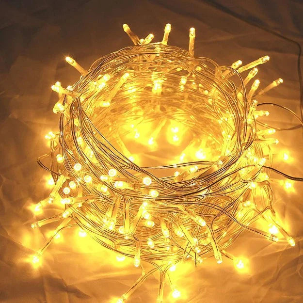 Festive Curtain Lights - Warm White