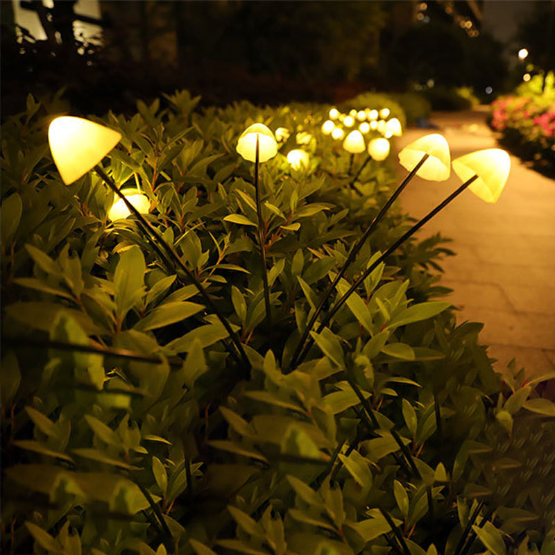 mushroom solar stake lights