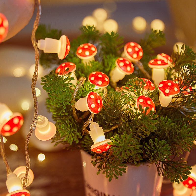 Mushroom Lamp String Lights