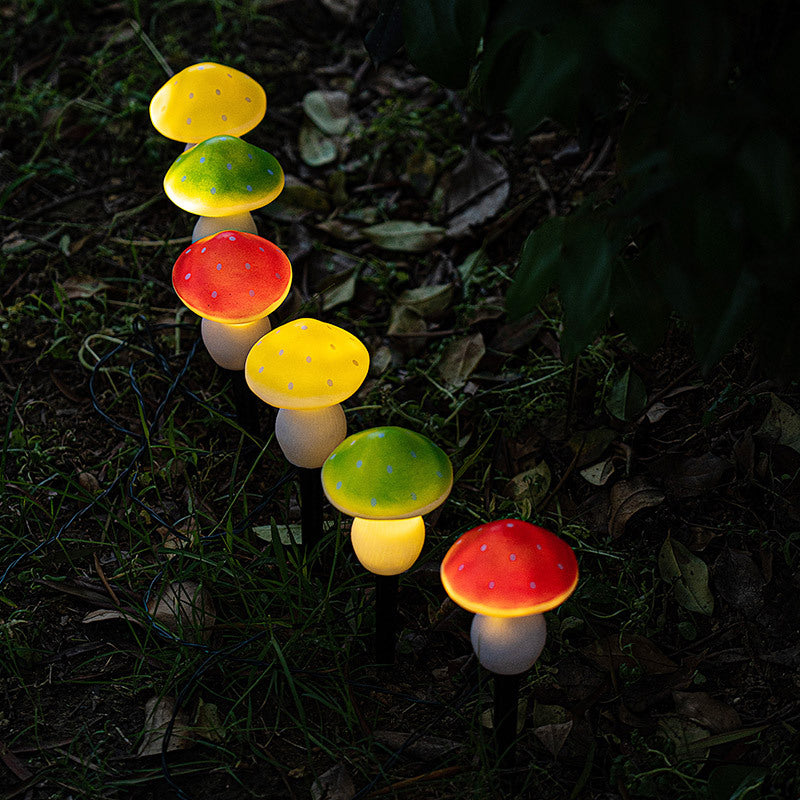 Solar Mushroom Lights