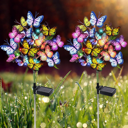 Colorful Butterfly Stake Lights