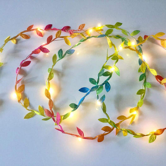 leaf string lights