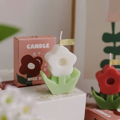 little flower scented candles