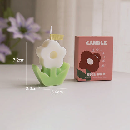 little flower scented candles