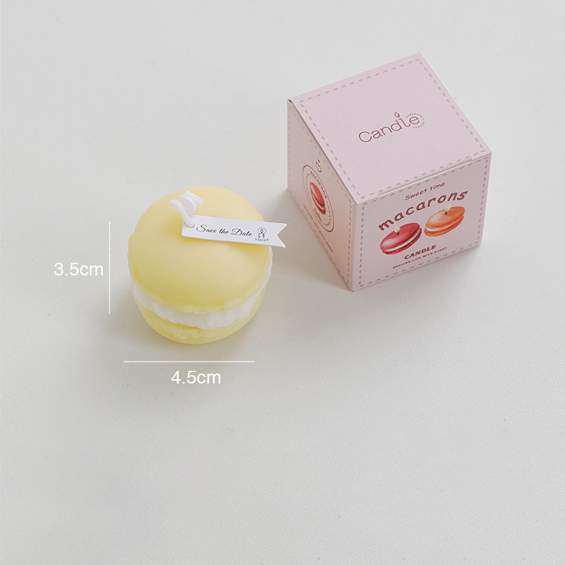 macaron scented candles